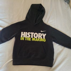 Boys black Nike hoodie and red Nike hoodie